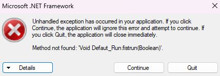 The Forest bị lỗi Microsoft .NET Framework "Unhandled exception has occured..." The Forest bị lỗi Microsoft .NET Framework "Unhandled exception has occured..."