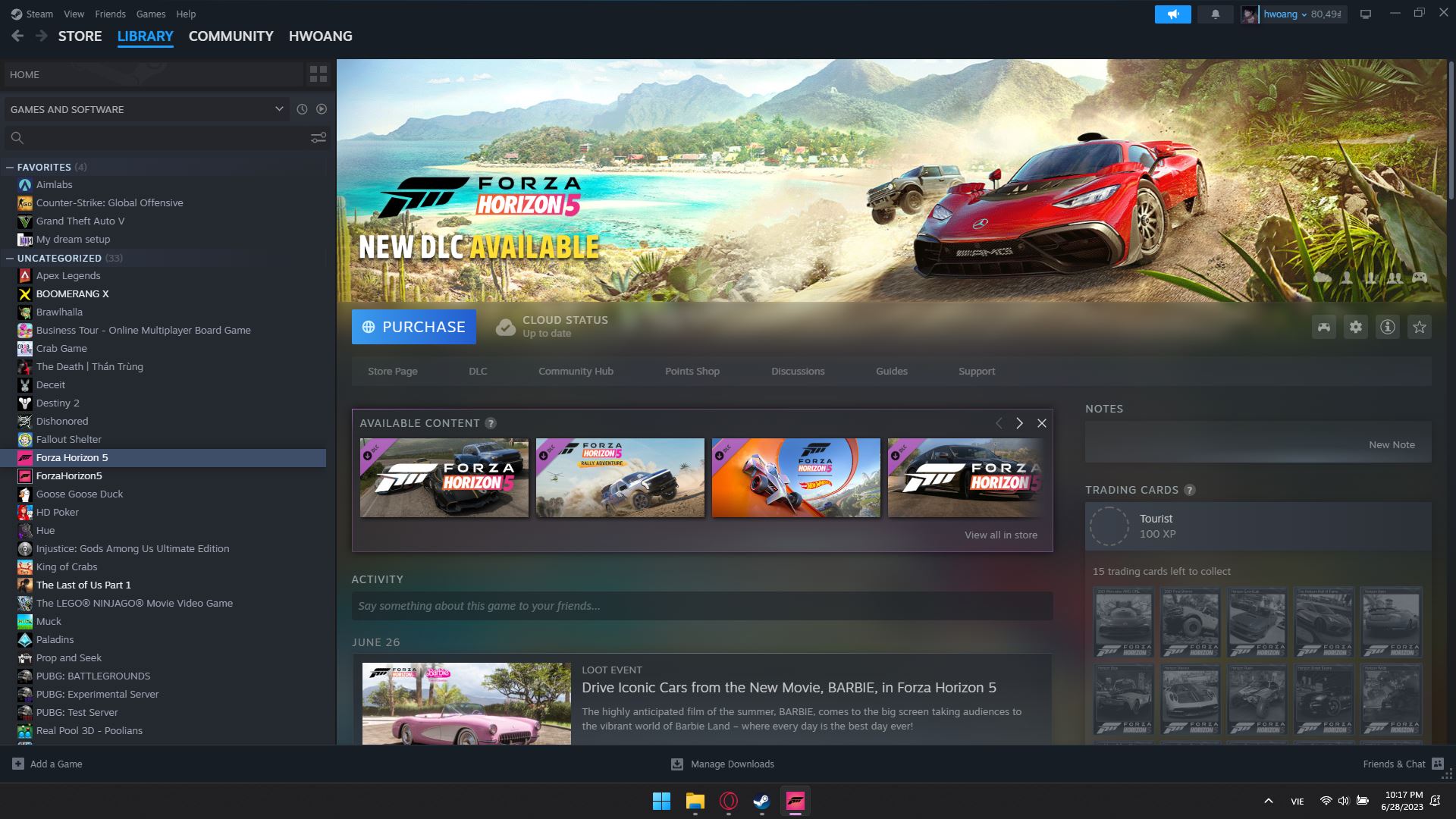 Add FH5 vào mục non-steam game của Steam