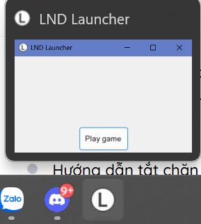Lỗi khi mở _Project Zomboid - LND Game Launcher 