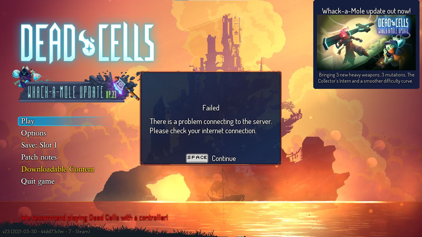 Lỗi dead cells