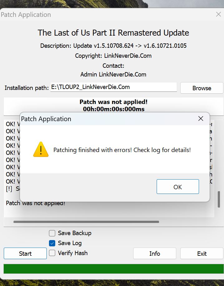 The Last of Us Part II không update được lên bản v1.6 The Last of Us Part II không update được lên bản v1.6