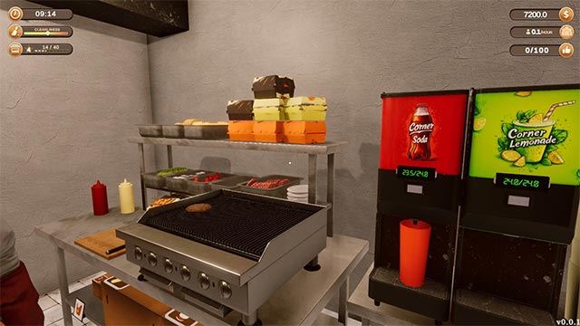 Corner Kitchen Fast Food Simulator