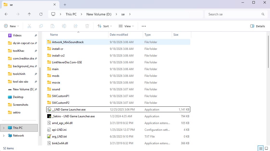 Lỗi fatal error khi chơi sekiro online Lỗi fatal error khi chơi sekiro online