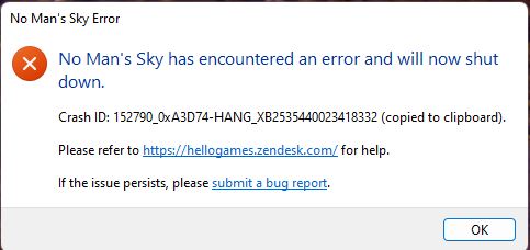 no man sky crash game liên tục no man sky crash game liên tục