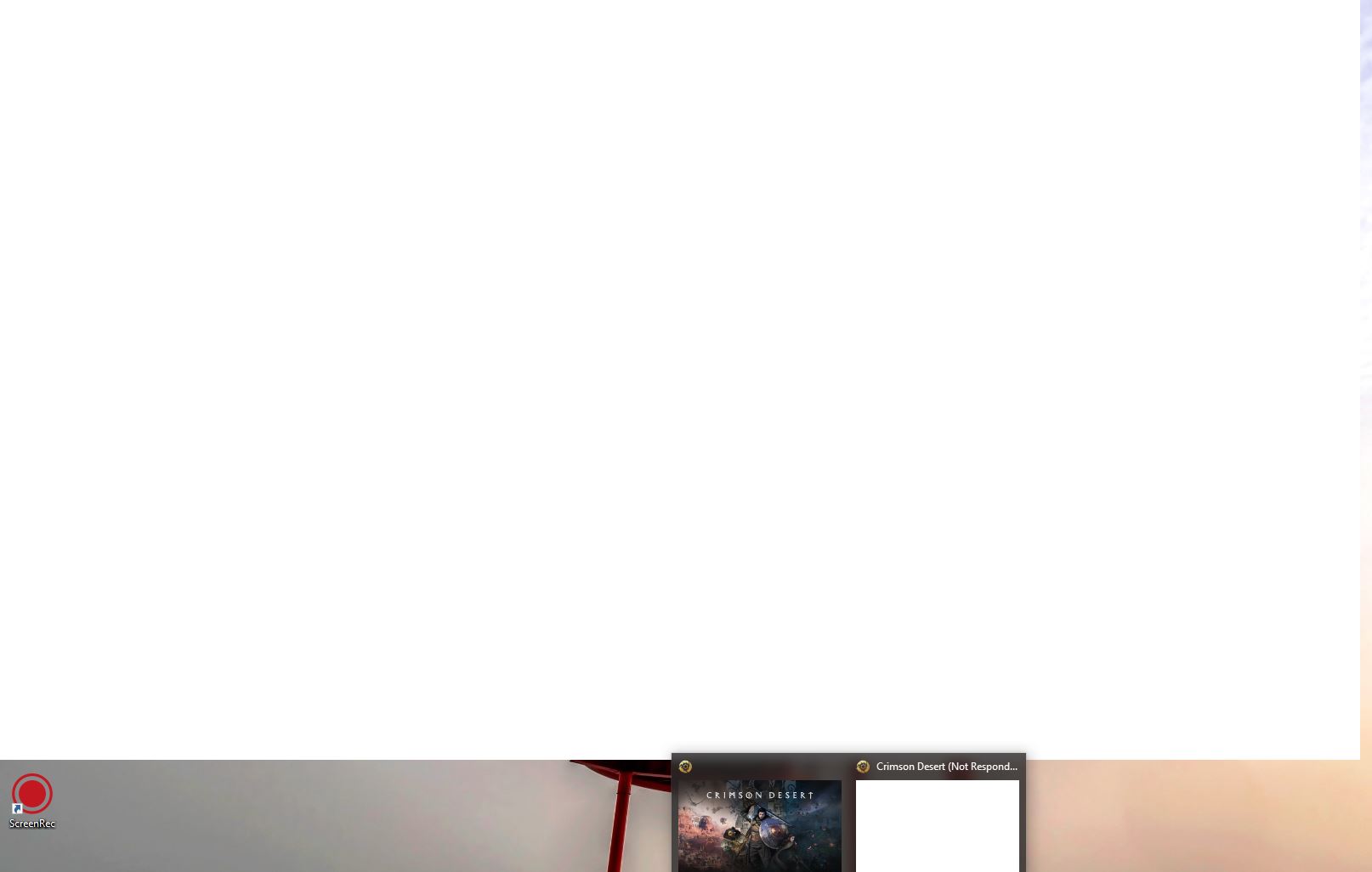 Crimson Desert not responding lúc start game
