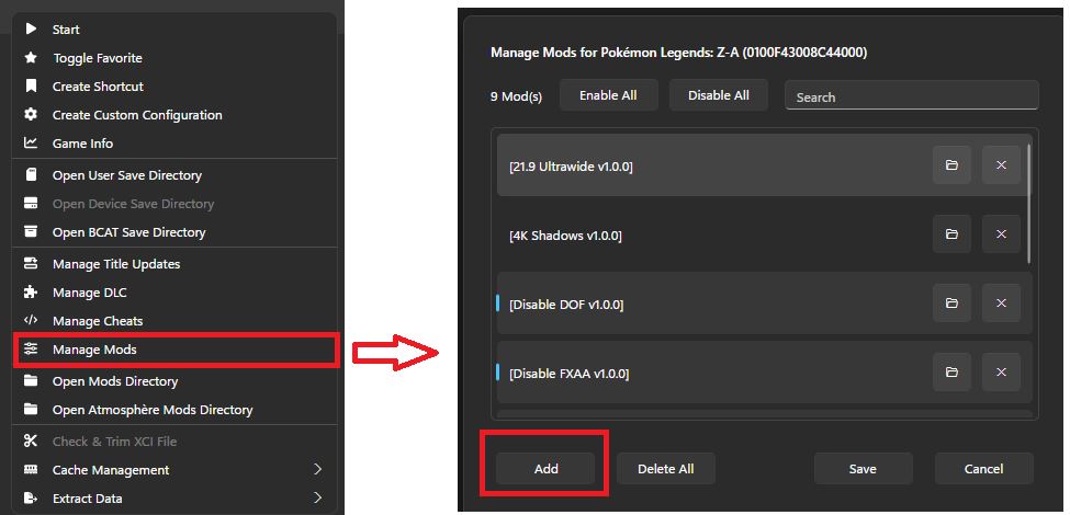 Fix fps, đồ họa, crash cutscene POKEMON LEGENDS: Z-A qua Ryujinx