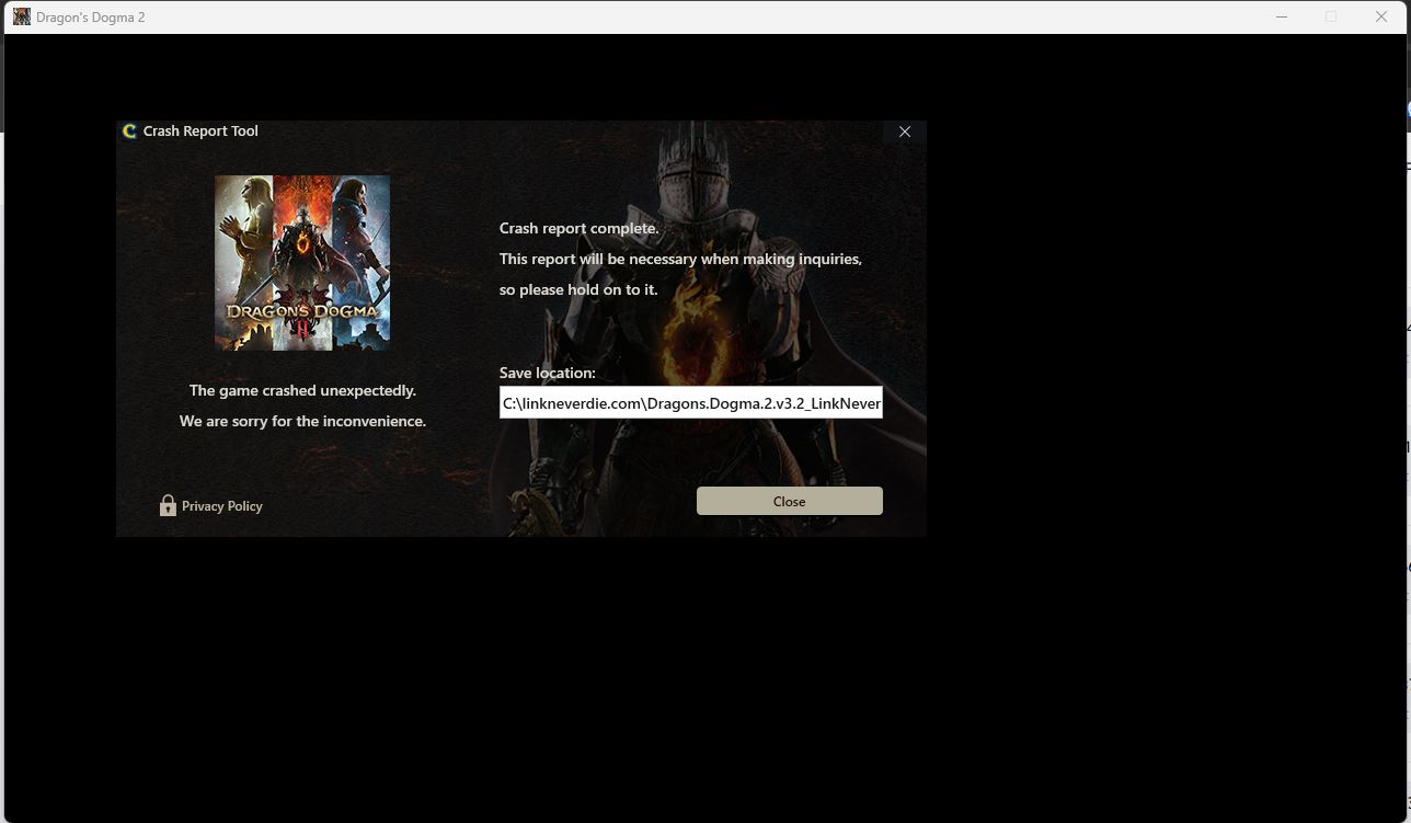 dragon dogma 2 crash