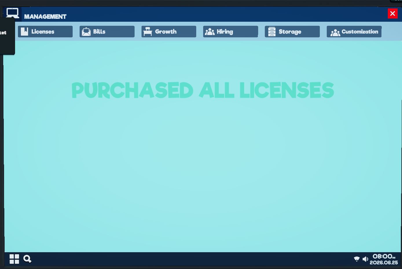 Mình không thấy DLC mới cập nhật của Supermarket Simulator.