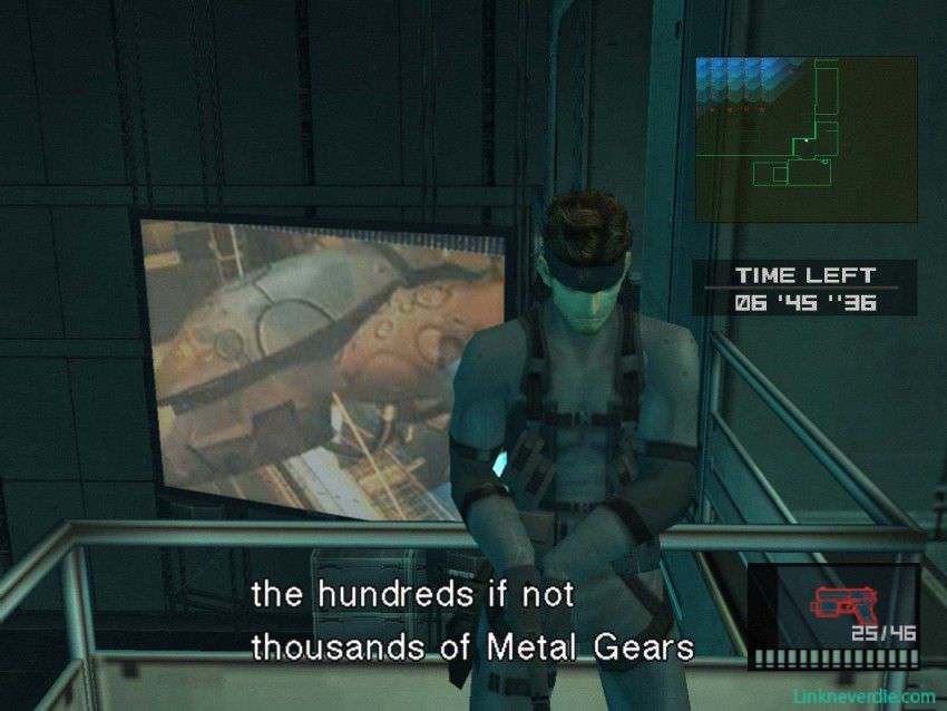 Hình ảnh trong game Metal Gear Solid 2: Substance (screenshot)