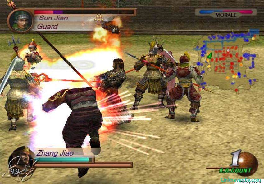 Hình ảnh trong game Dynasty Warriors 3 (screenshot)