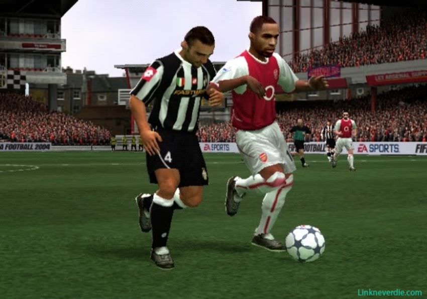 Hình ảnh trong game FIFA 2004 (screenshot)