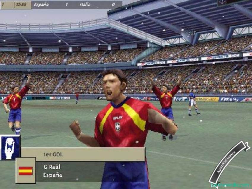 Hình ảnh trong game FIFA 99 (screenshot)