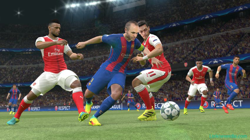 Hình ảnh trong game PES 2017 (screenshot)