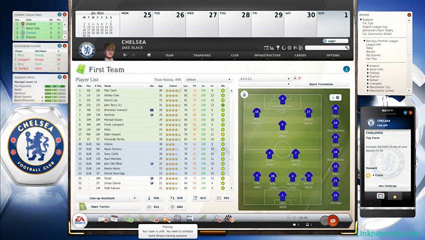 Hình ảnh trong game FIFA Manager 13 (screenshot)