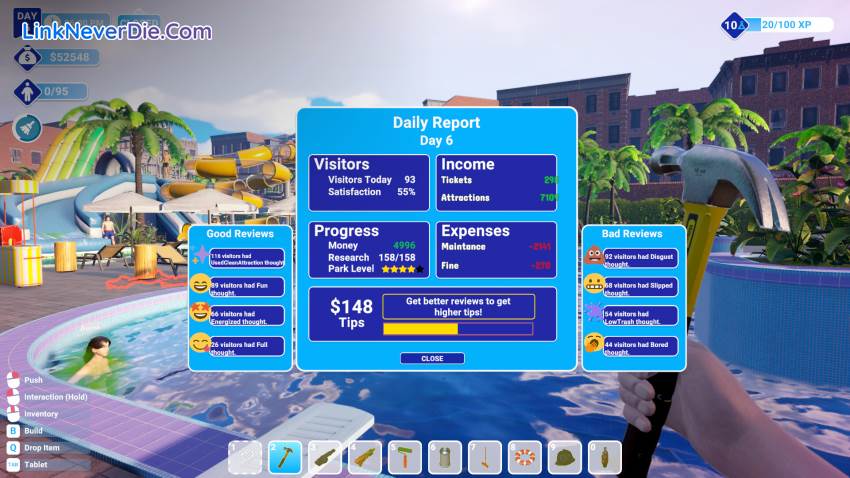 Hình ảnh trong game Waterpark Simulator (screenshot) Hình ảnh trong game Waterpark Simulator (screenshot)
