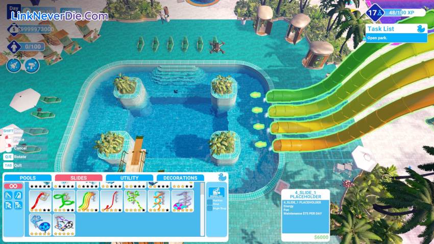 Hình ảnh trong game Waterpark Simulator (screenshot) Hình ảnh trong game Waterpark Simulator (screenshot)