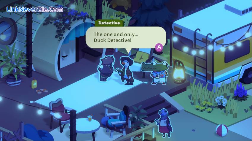 Hình ảnh trong game Duck Detective: The Ghost of Glamping (screenshot) Hình ảnh trong game Duck Detective: The Ghost of Glamping (screenshot)
