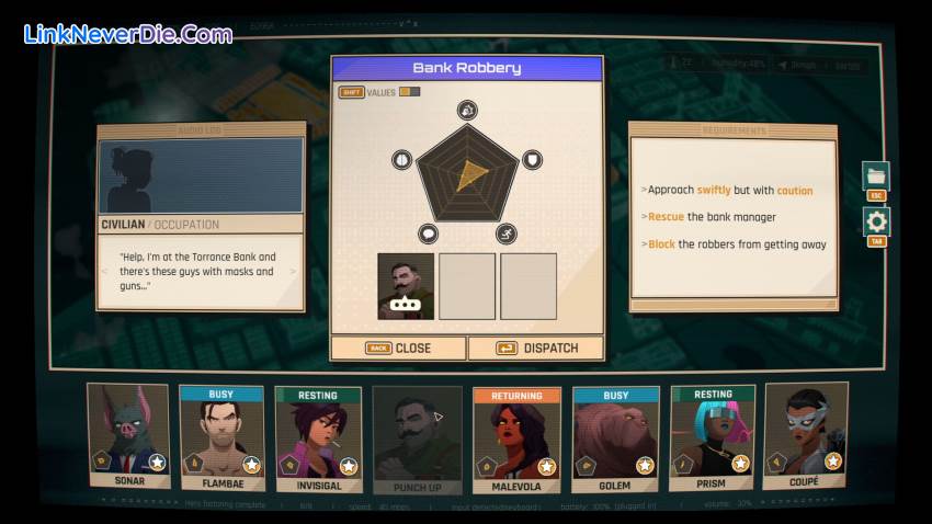 Hình ảnh trong game Dispatch (screenshot) Hình ảnh trong game Dispatch (screenshot)
