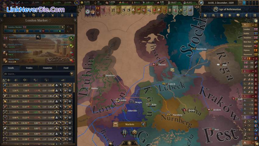 Hình ảnh trong game Europa Universalis V (screenshot)