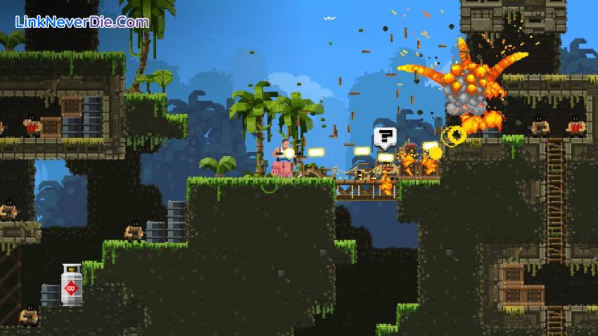 Hình ảnh trong game Broforce (screenshot)