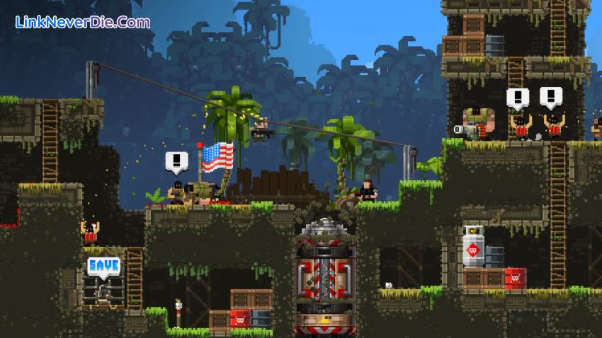 Hình ảnh trong game Broforce (screenshot)