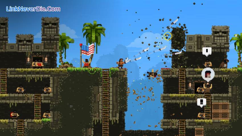 Hình ảnh trong game Broforce (screenshot)