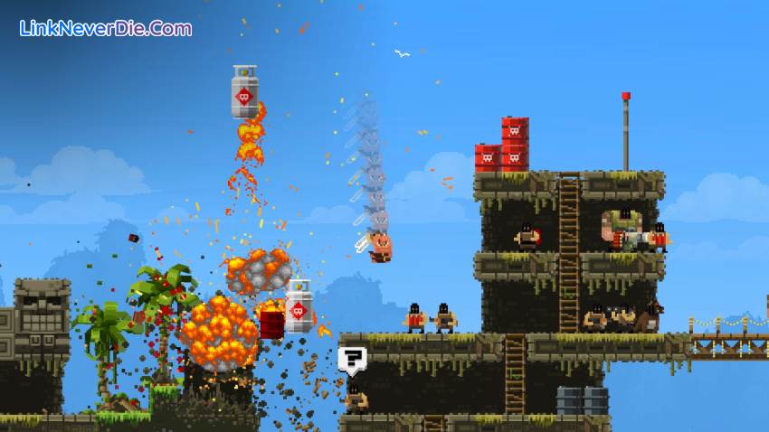 Hình ảnh trong game Broforce (screenshot)