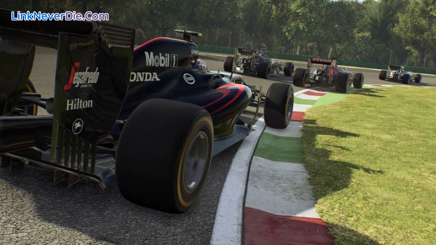 Hình ảnh trong game F1 2015 (screenshot)