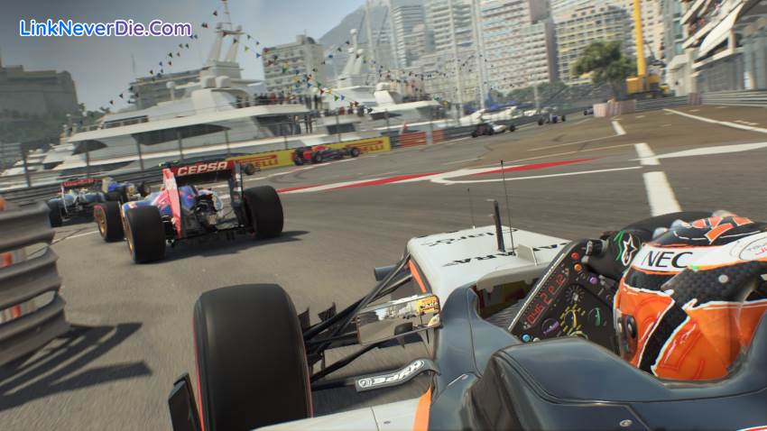 Hình ảnh trong game F1 2015 (screenshot)