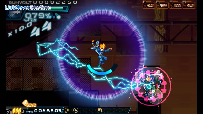 Hình ảnh trong game Azure Striker Gunvolt (screenshot)