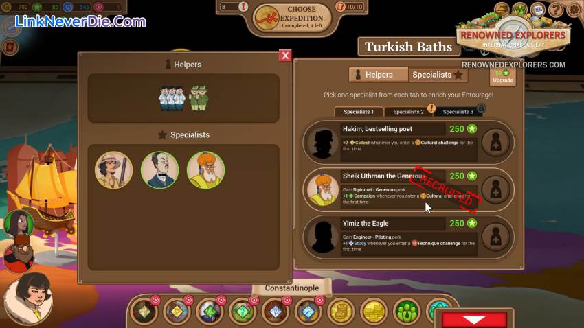 Hình ảnh trong game Renowned Explorers: International Society (screenshot)