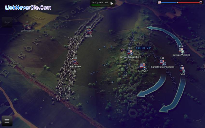 Hình ảnh trong game Ultimate General: Gettysburg (screenshot)