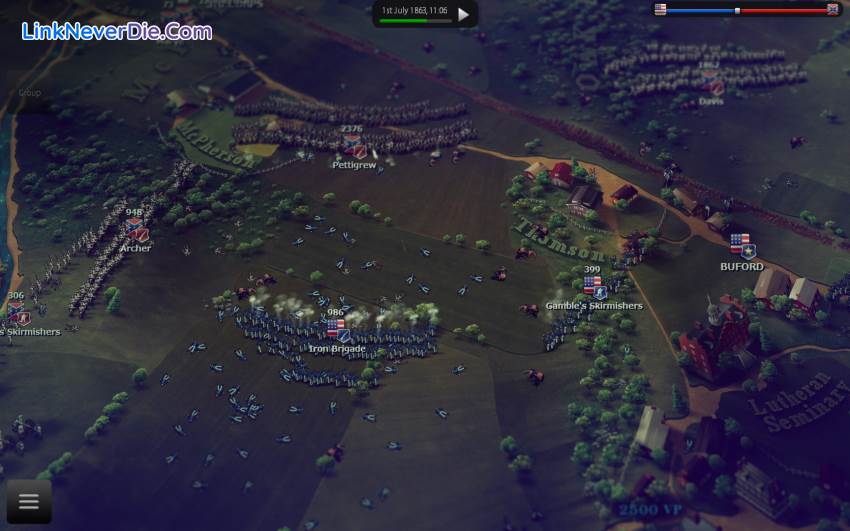 Hình ảnh trong game Ultimate General: Gettysburg (screenshot)