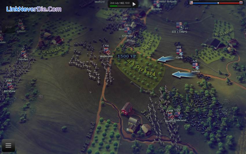 Hình ảnh trong game Ultimate General: Gettysburg (screenshot)