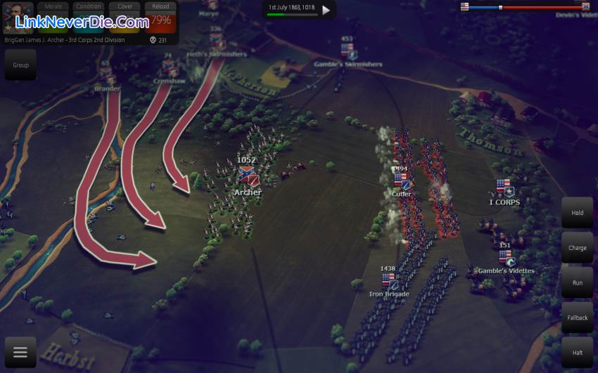 Hình ảnh trong game Ultimate General: Gettysburg (screenshot)