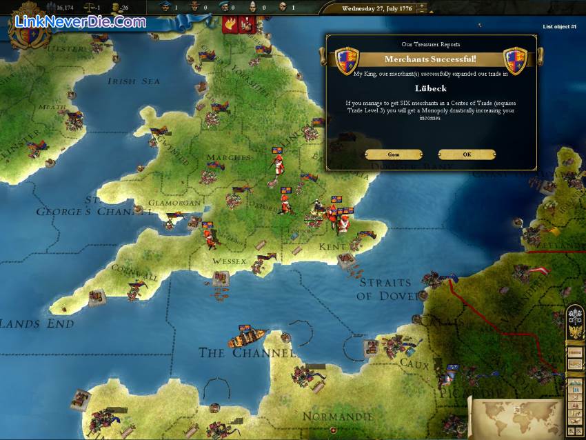 Hình ảnh trong game Europa Universalis 3 (screenshot)