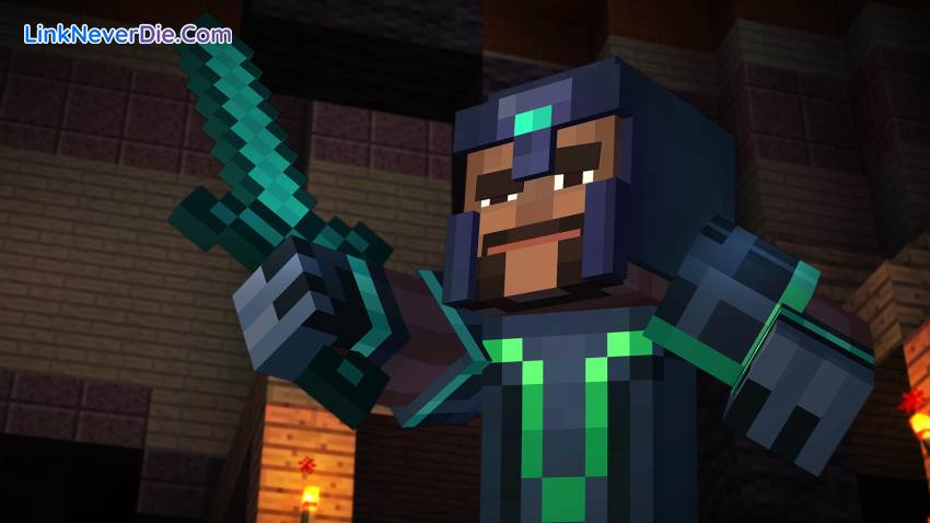 Hình ảnh trong game Minecraft Story Mode (screenshot)