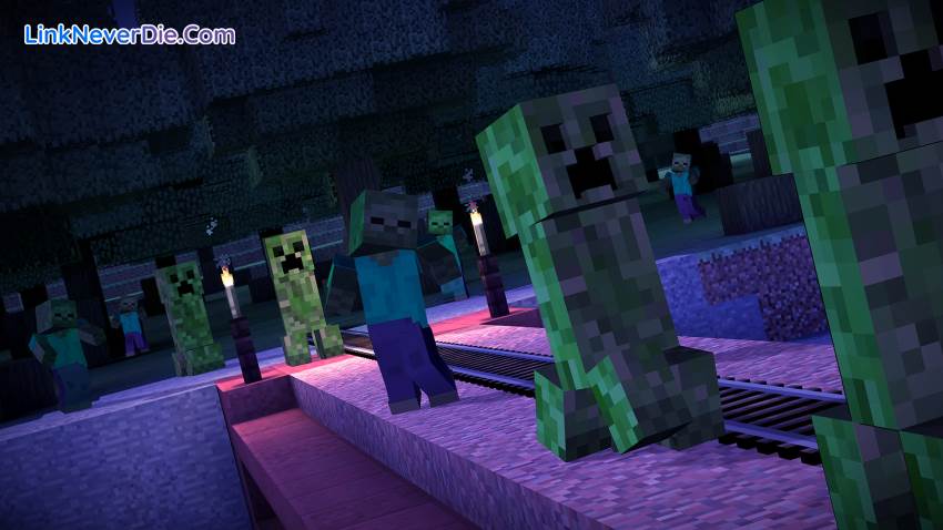 Hình ảnh trong game Minecraft Story Mode (screenshot)