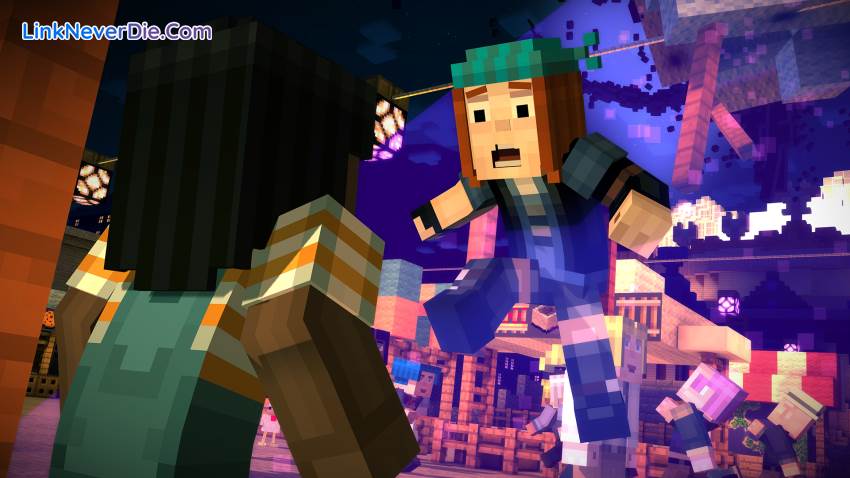 Hình ảnh trong game Minecraft Story Mode (screenshot)