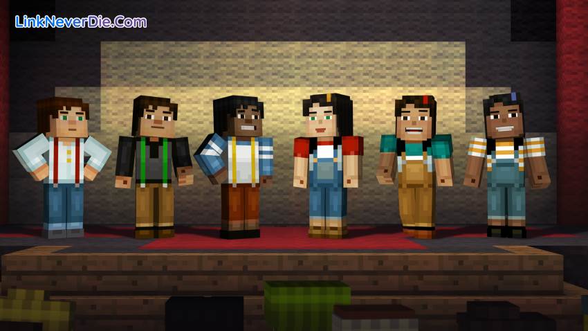 Hình ảnh trong game Minecraft Story Mode (screenshot)