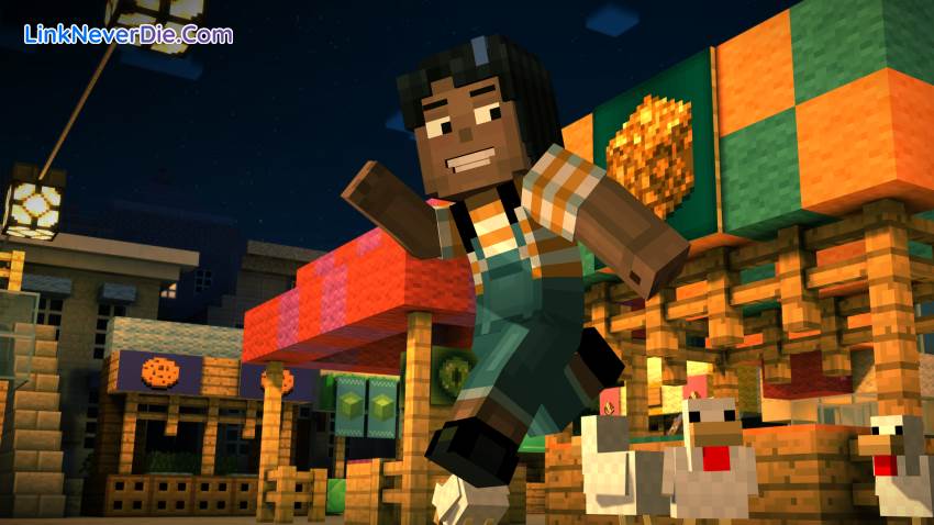 Hình ảnh trong game Minecraft Story Mode (screenshot)