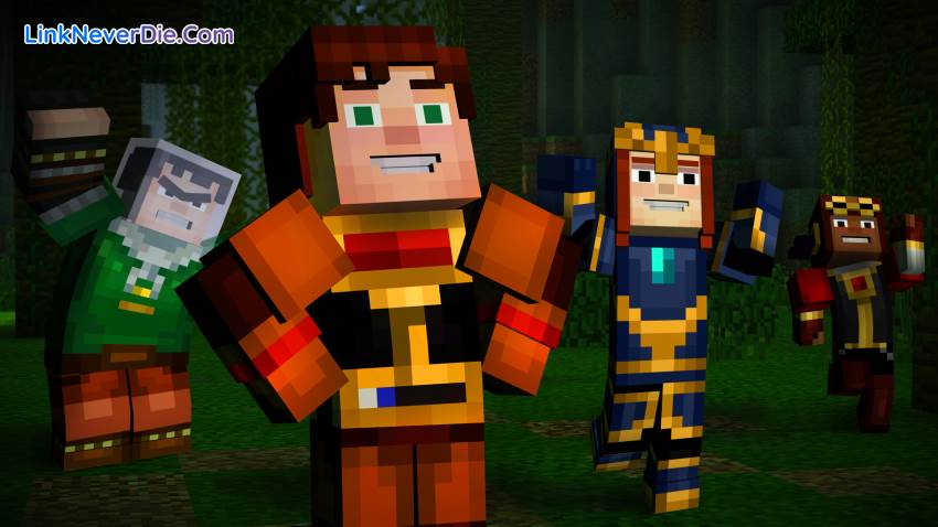 Hình ảnh trong game Minecraft Story Mode (screenshot)