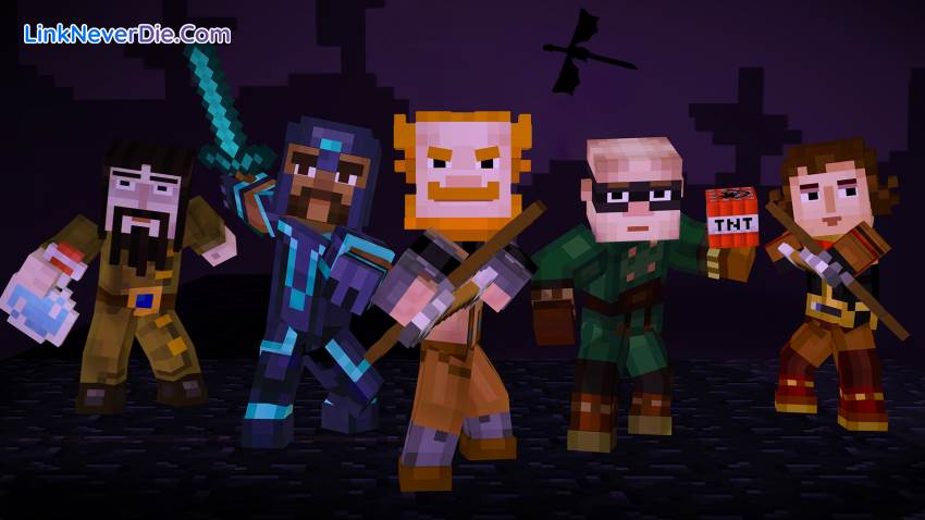 Hình ảnh trong game Minecraft Story Mode (screenshot)