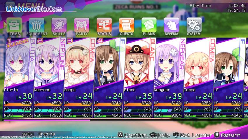 Hình ảnh trong game Hyperdimension Neptunia Re;Birth3 V Generation (screenshot)