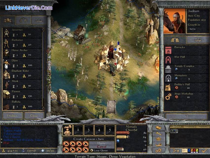 Hình ảnh trong game Age of Wonders Shadow Magic (screenshot)