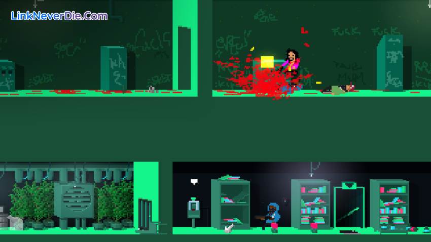 Hình ảnh trong game Not a Hero (screenshot)