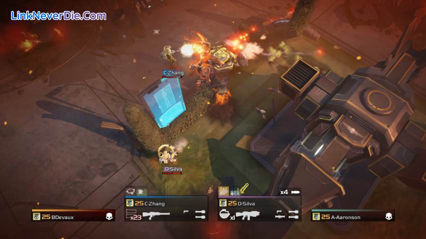 Hình ảnh trong game Helldivers (screenshot)