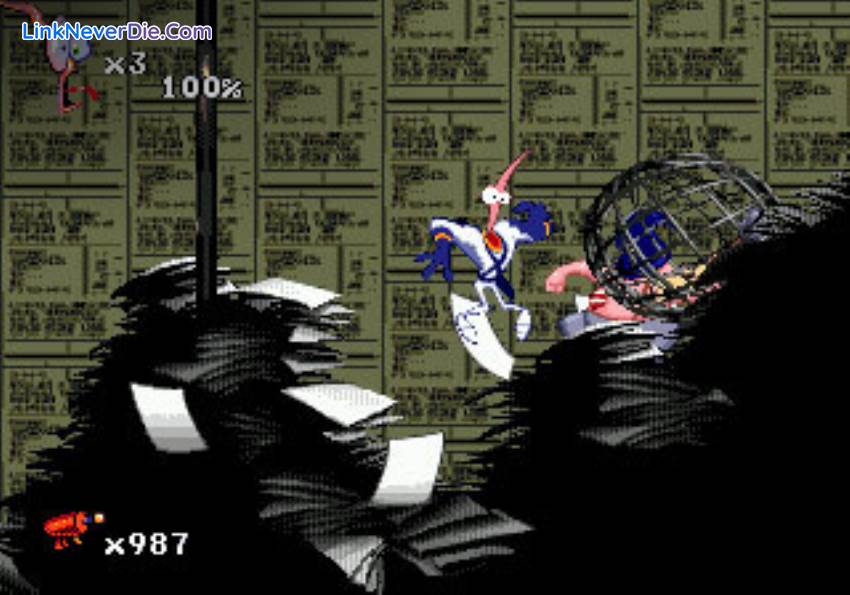 Hình ảnh trong game Earthworm Jim 2 (screenshot)