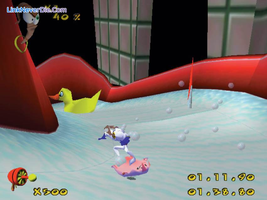 Hình ảnh trong game Earthworm Jim 3D (screenshot)