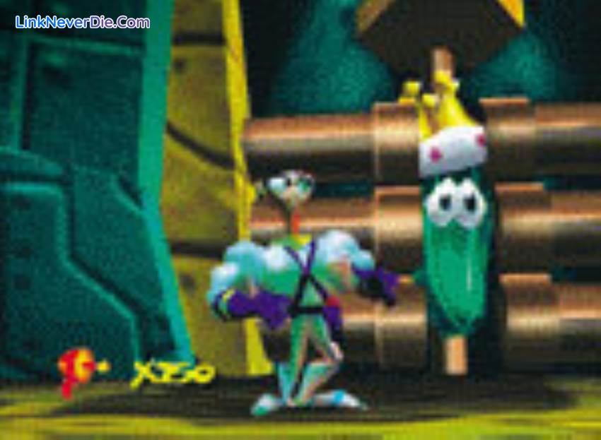 Hình ảnh trong game Earthworm Jim 3D (screenshot)